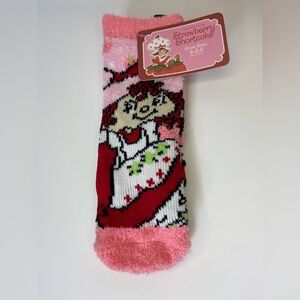 Strawberry Shortcake Kids Socks 9-2.5 - Pink and Red
